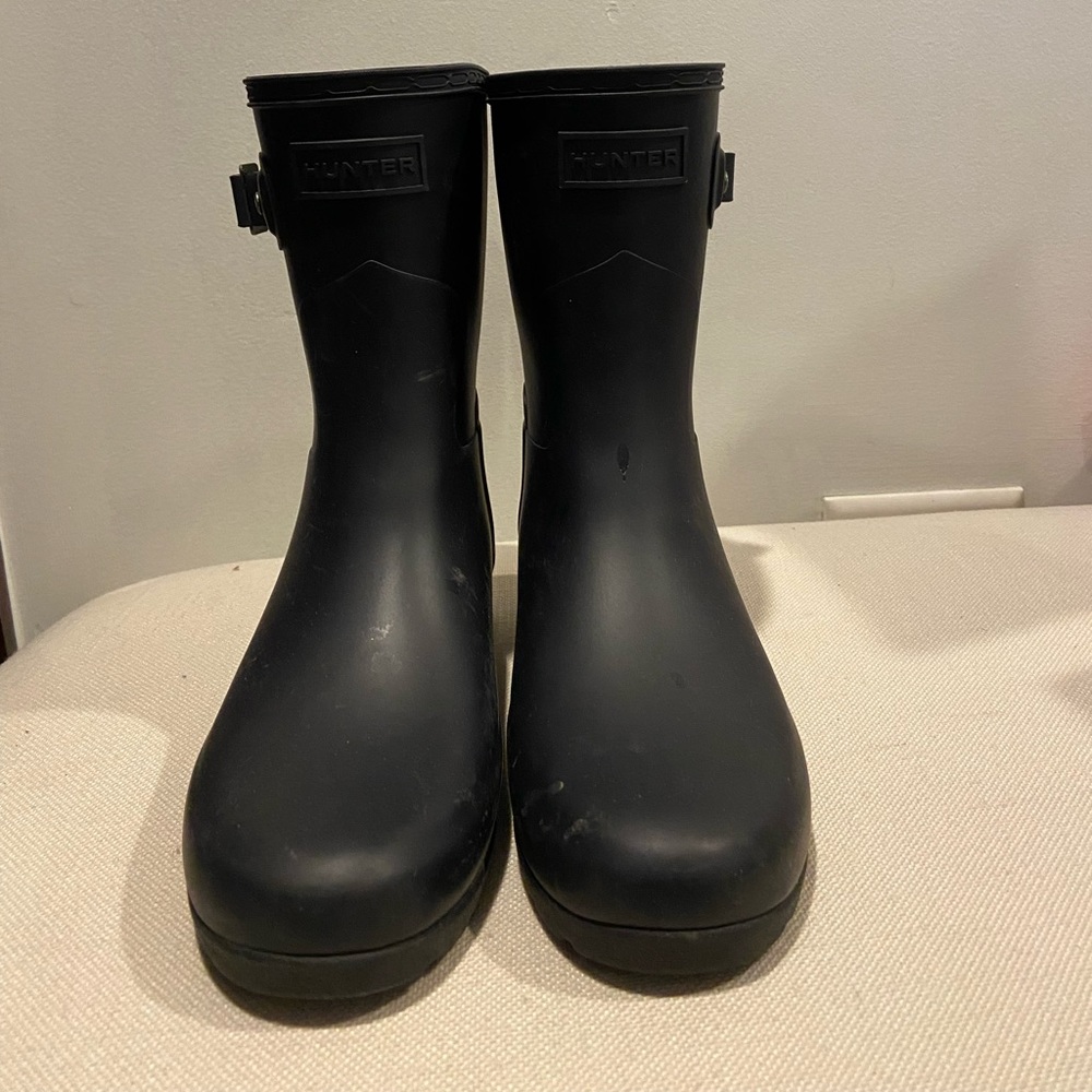 Women’s Navy Hunter Boots